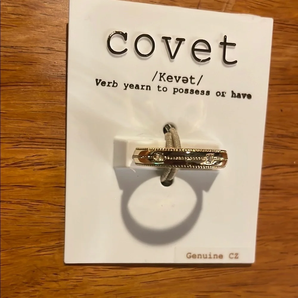 Covet Genuine CZ Ring